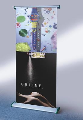 展会焦点 SSZ-GR-08易拉宝，中国制造的专业广告利器